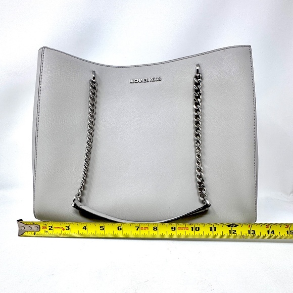 Michael Kors Ellis Shoulder Tote in Aluminum NWOT - Picture 7 of 13